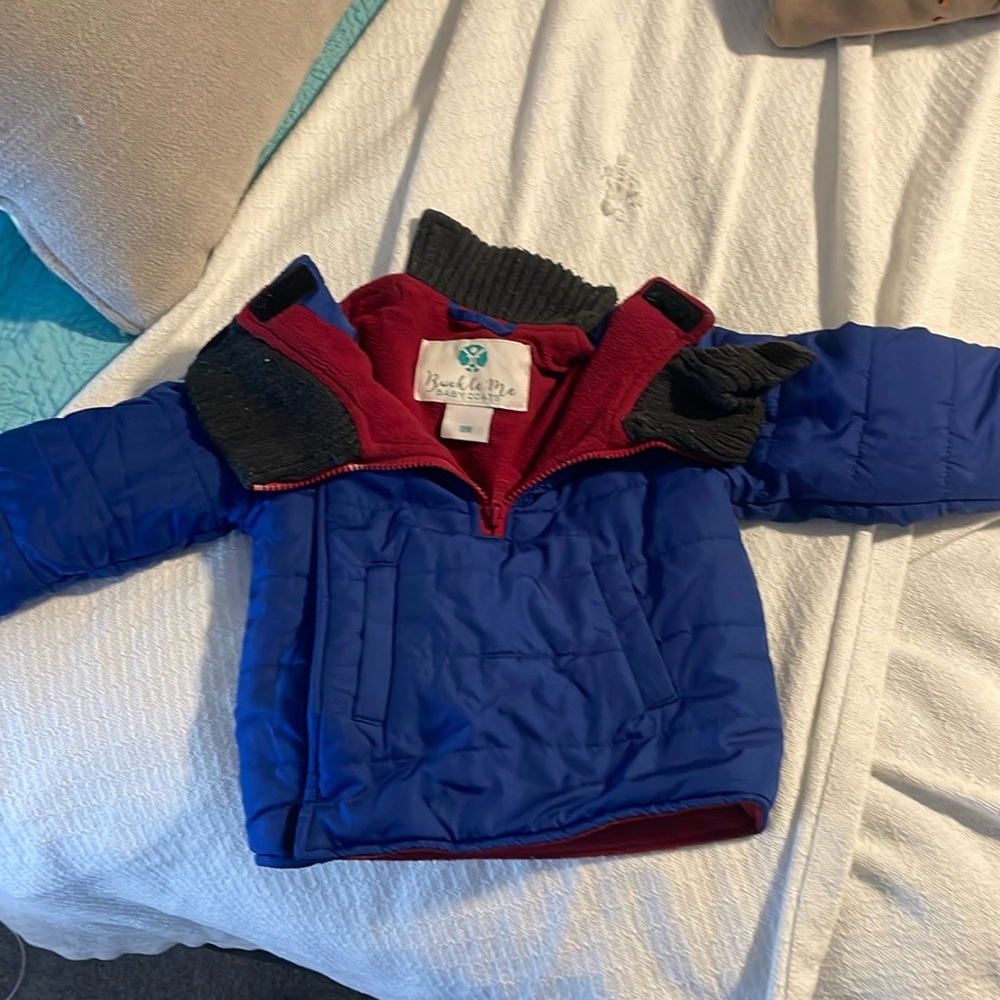 EUC buckle me baby coat